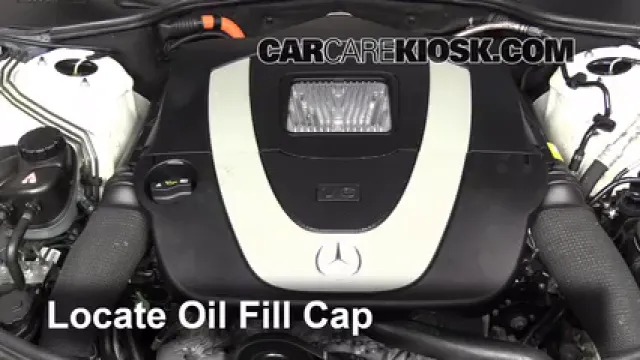 2010 Mercedes-Benz S400 Hybrid 3.5L V6 Aceite Agregar aceite